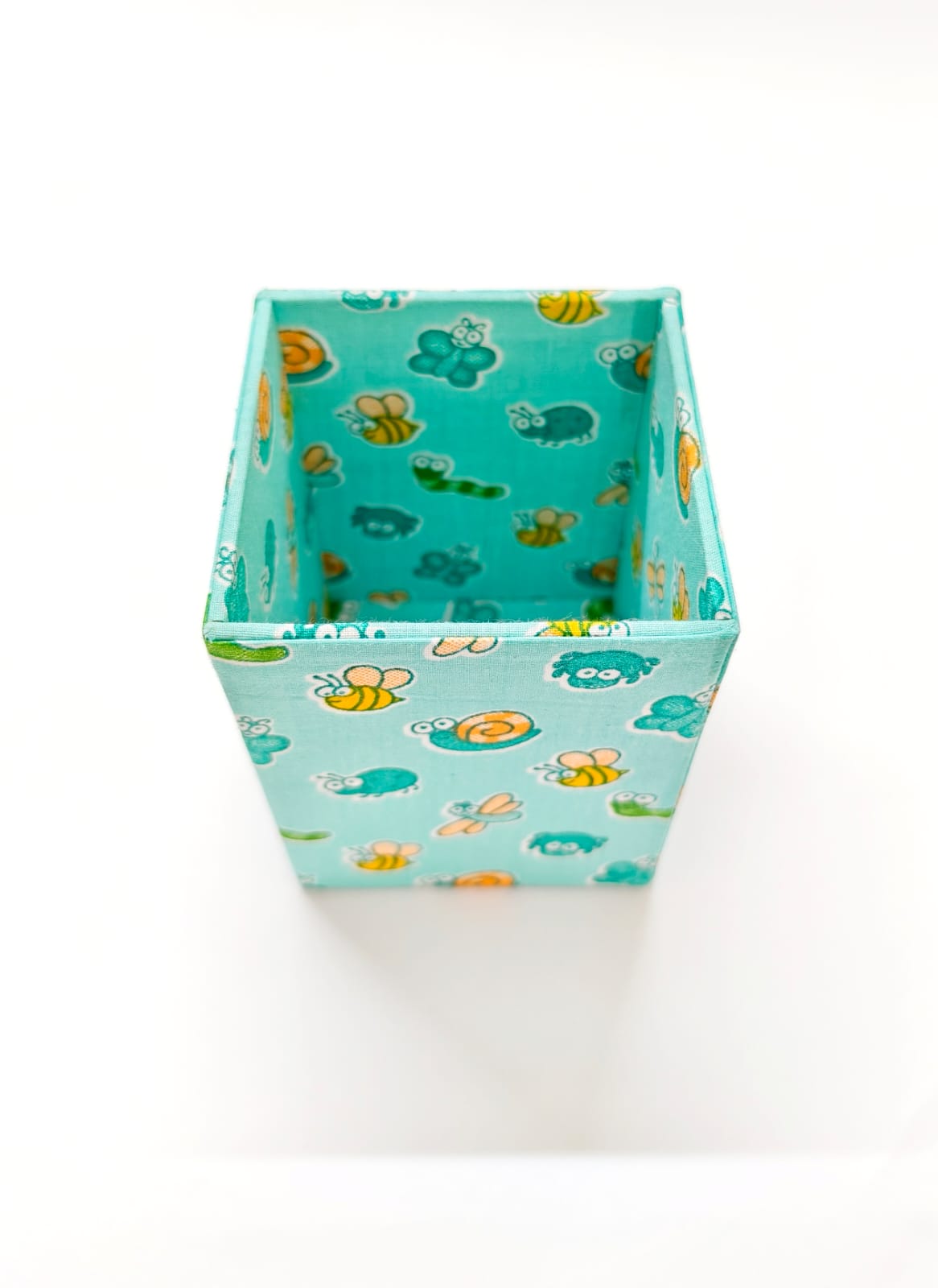 Small Pen Stand - Green Bugs and Butterflies