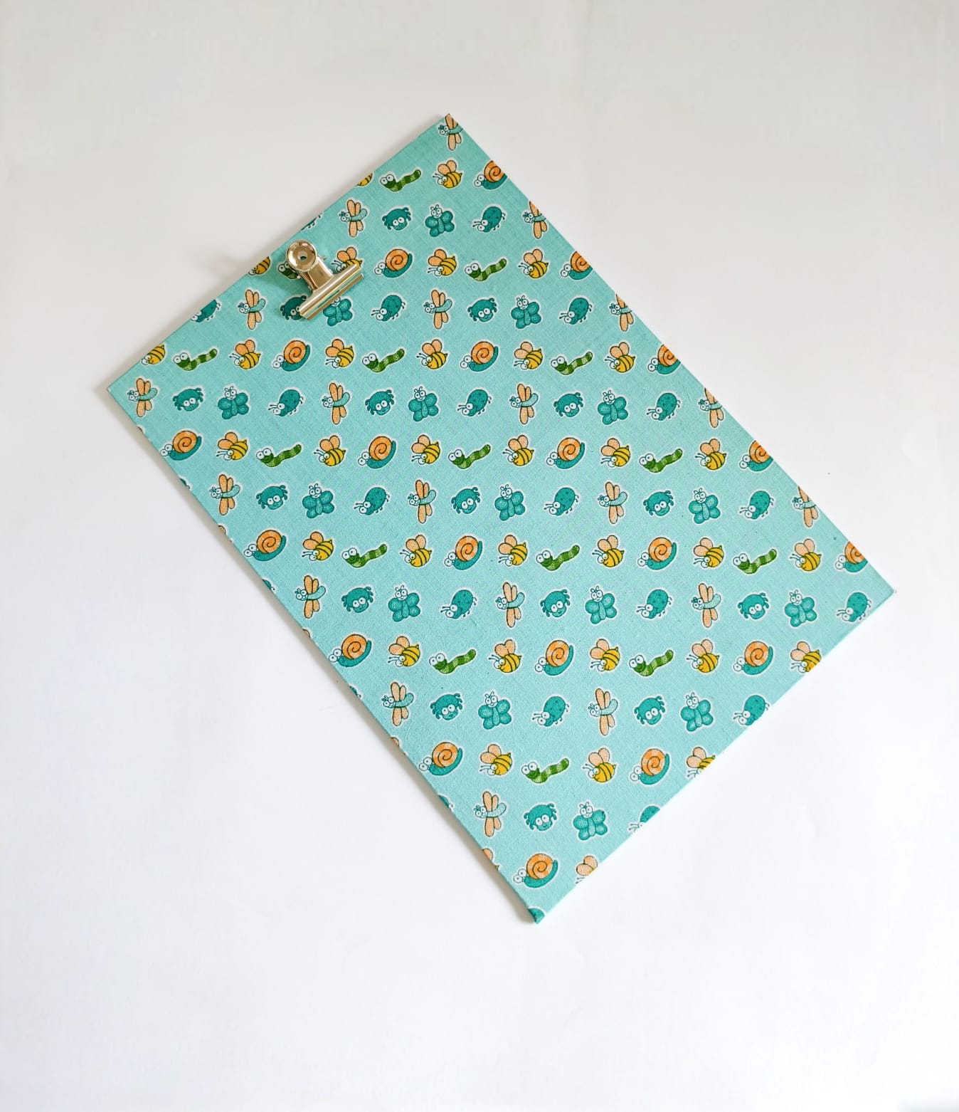 Clips pad - A4 size - Green Bugs &amp; Butterflies